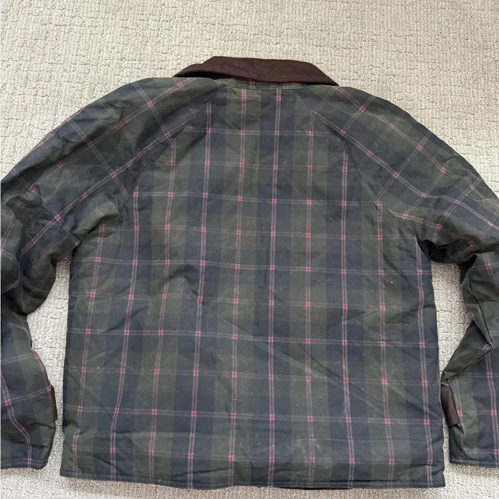 NVLT Anthropologie Waxed - Cotton Plaid Women's Jacket - Picture 13 of 14